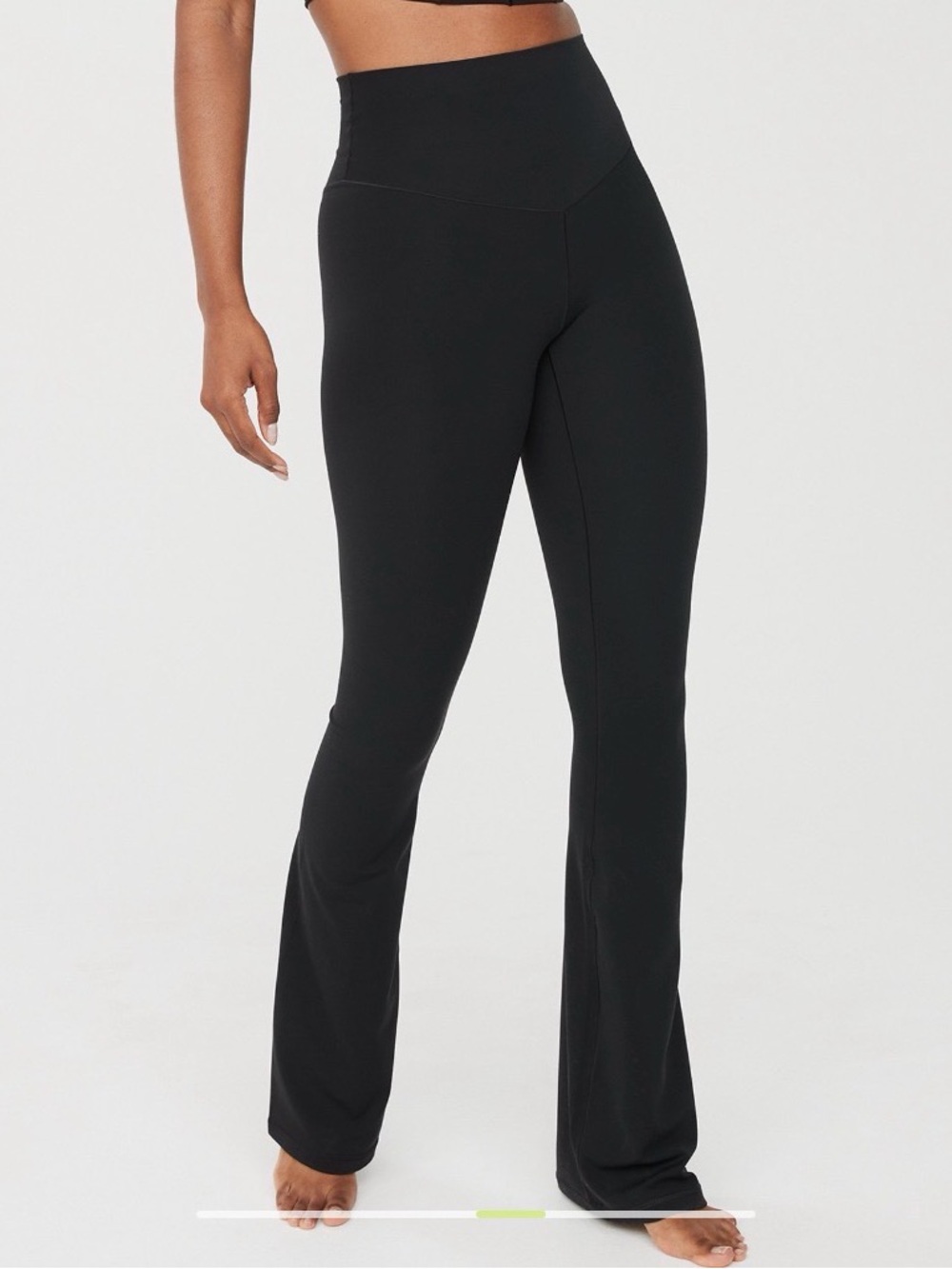 Aerie OFFLINE Black High Waisted Flare Leggings Yoga Pants Medium